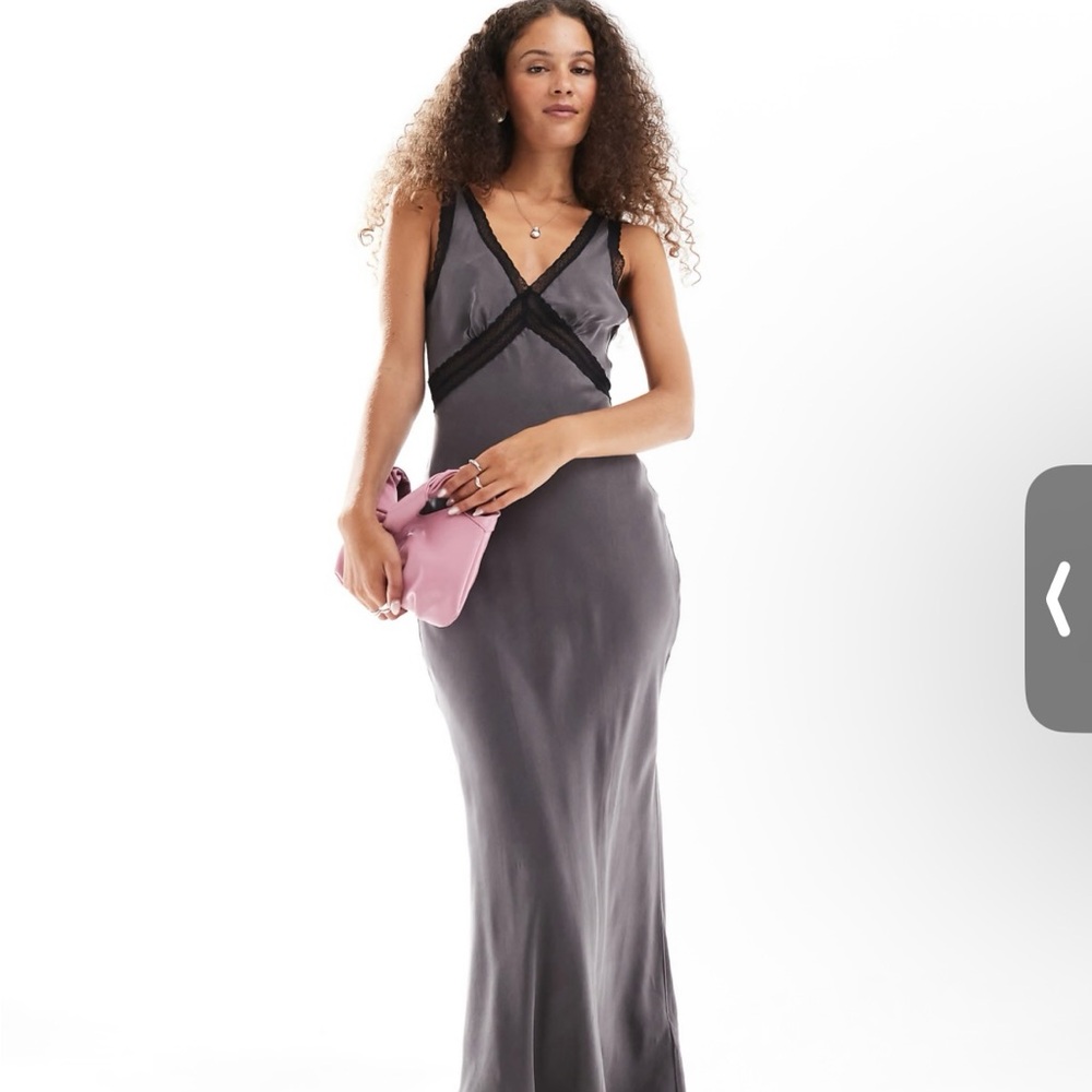VRG GRL midaxi bias dress